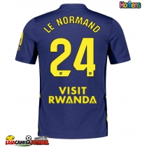 Camisa de Futebol Atletico Madrid Robin Le Normand #24 Equipamento Secundário 2025-26 Manga Curta
